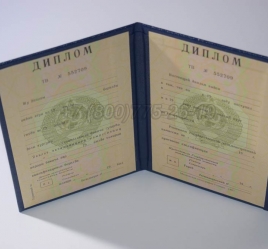 Диплом о Высшем Образовании Туркменской ССР в Челябинске